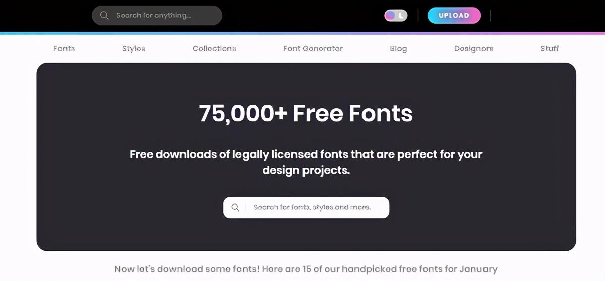 Thank you for having these 4 resource websites, massive free fonts and pictures, helping you double your salary