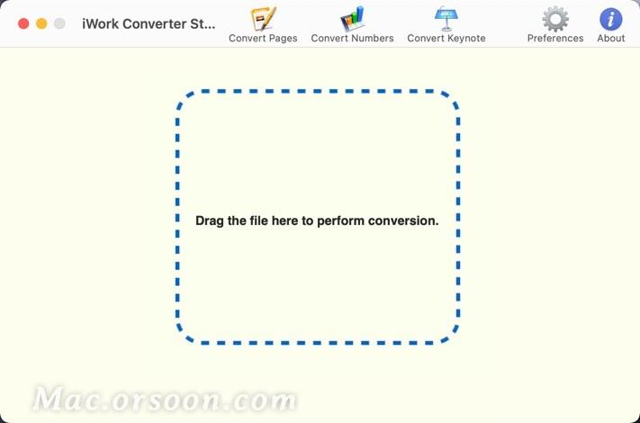 iWord document format conversion tool: iWork Converter