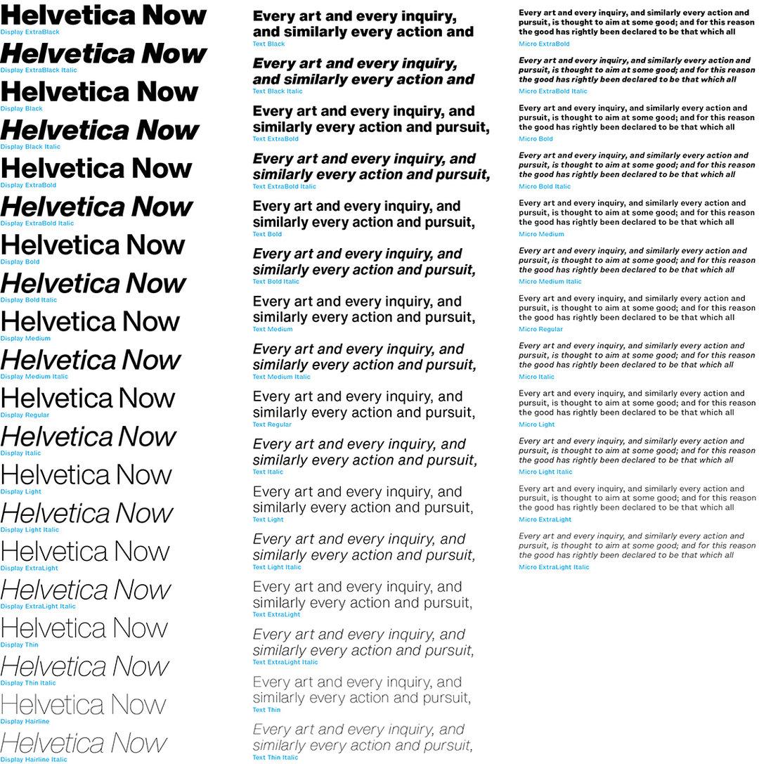 The "everywhere" font Helvetica is new, and the last update was 35 years ago