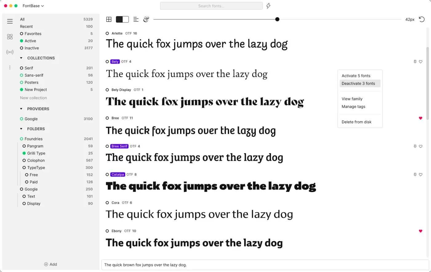 9 recommended font management software: font sorting, font preview, classification, etc.